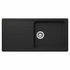 Abey Schock Single Sink with Armando Vicario Pull Out Tap Onyx FD100LBT2 image NaN