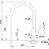 Franke Verona Goose neck Kitchen Mixer Tap TA7300 image NaN