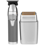 BaBylissPRO Duo Double Foil Shaver & Outliner Trimmer Silver 900770 hero image