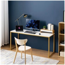 Zinus Home Office Computer Desk Gold 160cm AU-UTDDT1ZC-63G hero image
