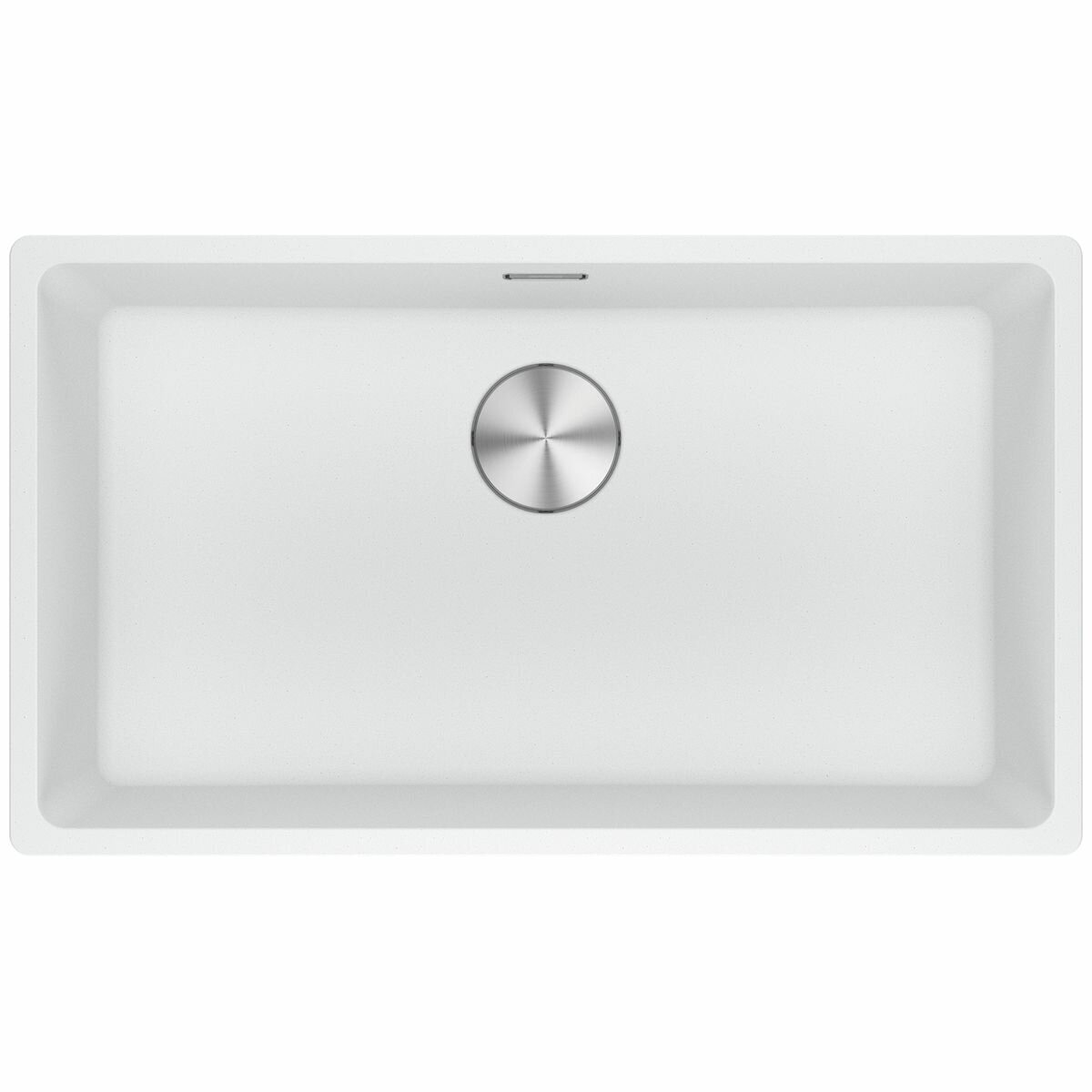 Franke Maris 720mm Single Bowl Flushmount Sink with Extension Drainer Polar White MRG210-72PW-FPC hero image