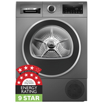 Bosch Series 6 8kg Heat Pump Dryer Graphite WQG235DRAU hero image