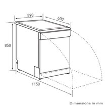Euromaid BG14BM Freestanding Dishwasher hero image