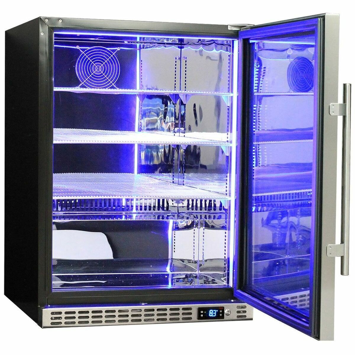 Schmick Glass Door Under Bench Bar Fridge SK156-SS hero image