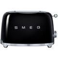 Smeg 50s Retro Style 2 Slice Toaster Black TSF01BLAU
