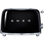 Smeg 50s Retro Style 2 Slice Toaster Black TSF01BLAU hero image