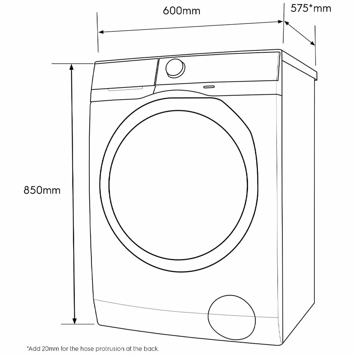 Electrolux 8kg Front Load Washing Machine EWF8024Q5WB hero image