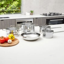 Westinghouse Five Piece Stainless Steel Cookware Set WH5P03SS hero image