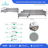 Ostro Freycinet 4 Seater Left Hand Chaise Sofa Dove U6250ZLHFMERDVX image NaN