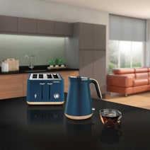 Morphy Richards 240013 Scandi Aspect 4 Slice Deep Blue Toaster hero image