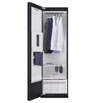 LG TrueSteam Styler Five Garment Drying Cabinet and Steamer Mirror Black SC5MBH hero image