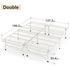 Zinus Double Smart Base Folding Bed Frame Beige AU-SBBK-14BG-D image NaN