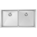 Abey Alfresco Double Bowl Sink - Stainless Steel FRA400D hero image
