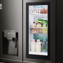 LG 708L InstaView French Door Fridge GF-V708BSL hero image