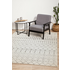 Rug Culture Chrome Medium Silver & Off White Rug 230X160CM - CRO-ELS-SIL-230X160 image NaN