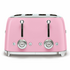 Smeg Kettle and Four Slice Toaster Breakfast Pack Pink KLF04PKAUTSF03PKAU image NaN