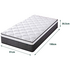 Zinus Single Mattress Support iCoil Pocket Spring Eurotop AU-MSSBOPZC-12S image NaN