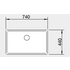 Blanco CLARON700U Large Bowl Undermount Sink image NaN