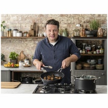 Tefal Jamie Oliver Cook's Classics Induction Non-Stick Hard Anodised 2 Piece Frypan Cookware Set H912S217 hero image