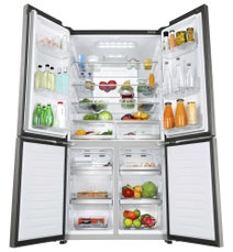 Haier 628L Quad Door Frost Free Fridge Black HRF700YCX hero image