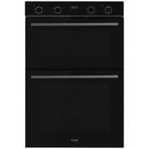 Omega 60cm 12 Function Built-in Electric Double Oven Midnight ODO6012M hero image