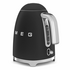 Smeg 50s Retro Style Electric Aesthetic Kettle Matte Black KLF03BLMAU image NaN