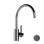 Brodware City Plus Gooseneck Kitchen Mixer Tap Iron Grey 1-9708-00-7-65 hero image