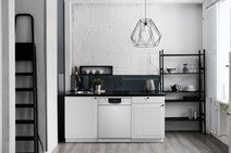 Delonghi DEDW6015W Freestanding Dishwasher - White hero image
