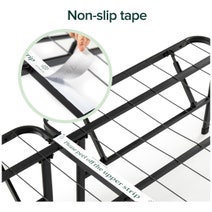 Zinus Black Metal Smartbase Folding Bed King AU-SBBK-14K hero image