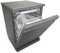 LG 60cm 15 Place QuadWash Dishwasher in Black Stainless Finish with TrueSteam XD3A25BS hero image