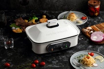 Morphy Richards Multifunction Pot with Hot Pot White MRMP25WT hero image