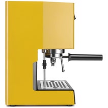 Gaggia Classic E24 Yellow Coffee Machine & Coffee Grinder Package DMGNCEVOYELBUN hero image