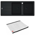 Franke Basis Double Bowl Topmount Sink with Left Hand Drainer with Rollamat - Matte Black BFG621MBLHD image NaN