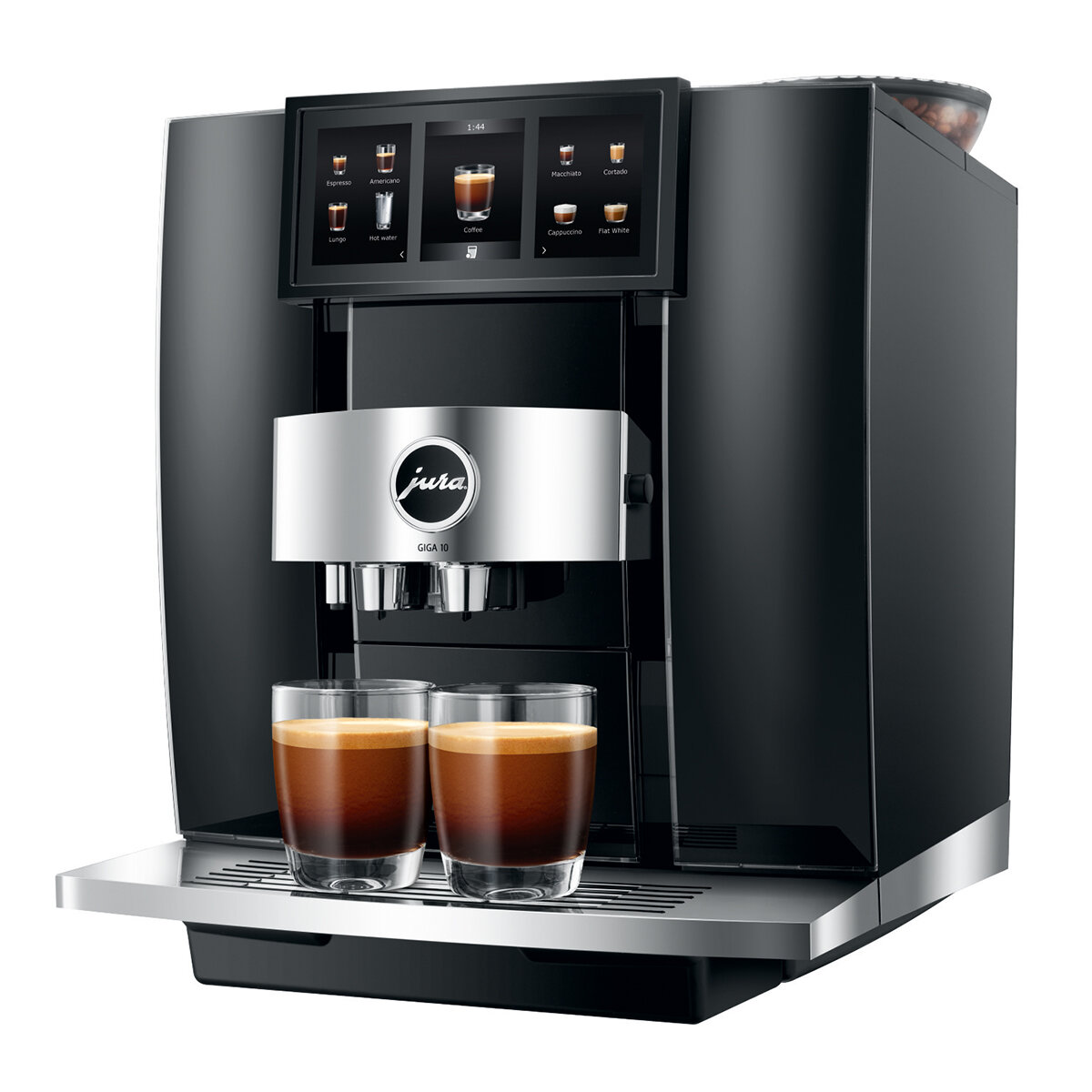 Jura Giga 10 Automatic Coffee Machine Diamond Black 15558 hero image