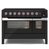 ILVE 120cm Panoramagic Induction Double Freestanding Oven Matte Black PMI127S3MK image NaN