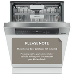 Miele Semi Integrated XXL Dishwasher with AutoDos Stainless Steel G7609SCIXXLCLST hero image