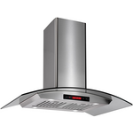 Euromaid 90cm Stainless Steel Island Rangehood ICG9BLS hero image