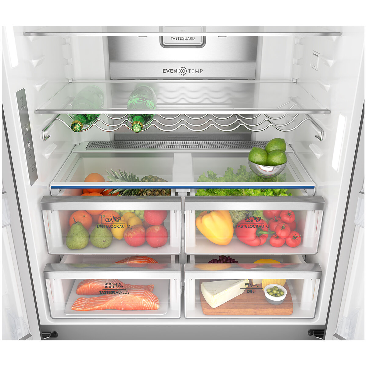 Electrolux 562L UltimateTaste 700 French Door Refrigerator Black EQE5607BA hero image