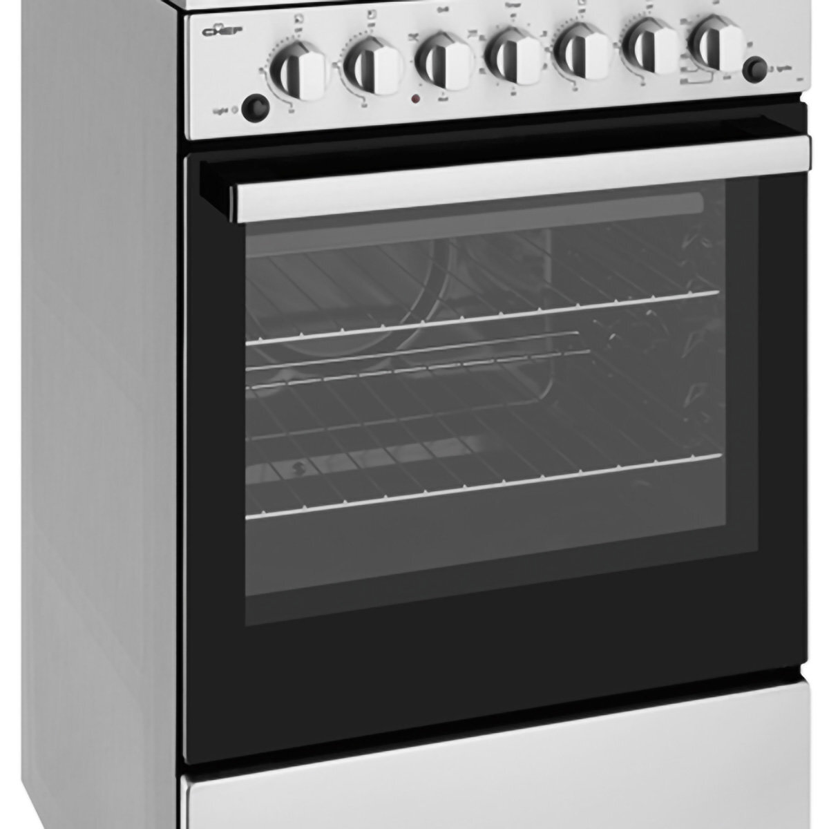 Chef CFG504SBLP 54cm Freestanding Conventional LPG Gas Oven Stove Appliances Online