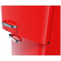 CHiQ 231L Retro Bottom Mount Frost Free Fridge Red CRBM228NR hero image