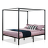 Zinus Patricia Queen Metal Canopy Bed Frame Black AU-CPBF-Q image NaN