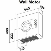Falmec F9NV90W1-EW1500 90cm Nuvola Ceiling Cassette Rangehood with Wall Motor hero image