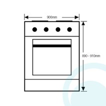 Glem ML96GGESI3 Freestanding Dual Fuel Oven/Stove hero image