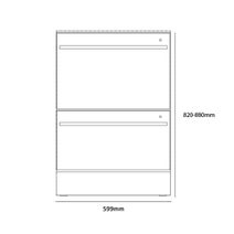 Fisher & Paykel Series 9 Contemporary Double DishDrawer Dishwasher Black Steel DD60DDFB9 hero image