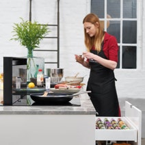 Novy 90cm Panorama Induction Cooktop with Integrated Downdraft Rangehood 1821 hero image