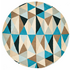 Rug Culture Matrix Medium Turquoise Rug 200X200CM - MTX-901-TUR-200X200 image NaN
