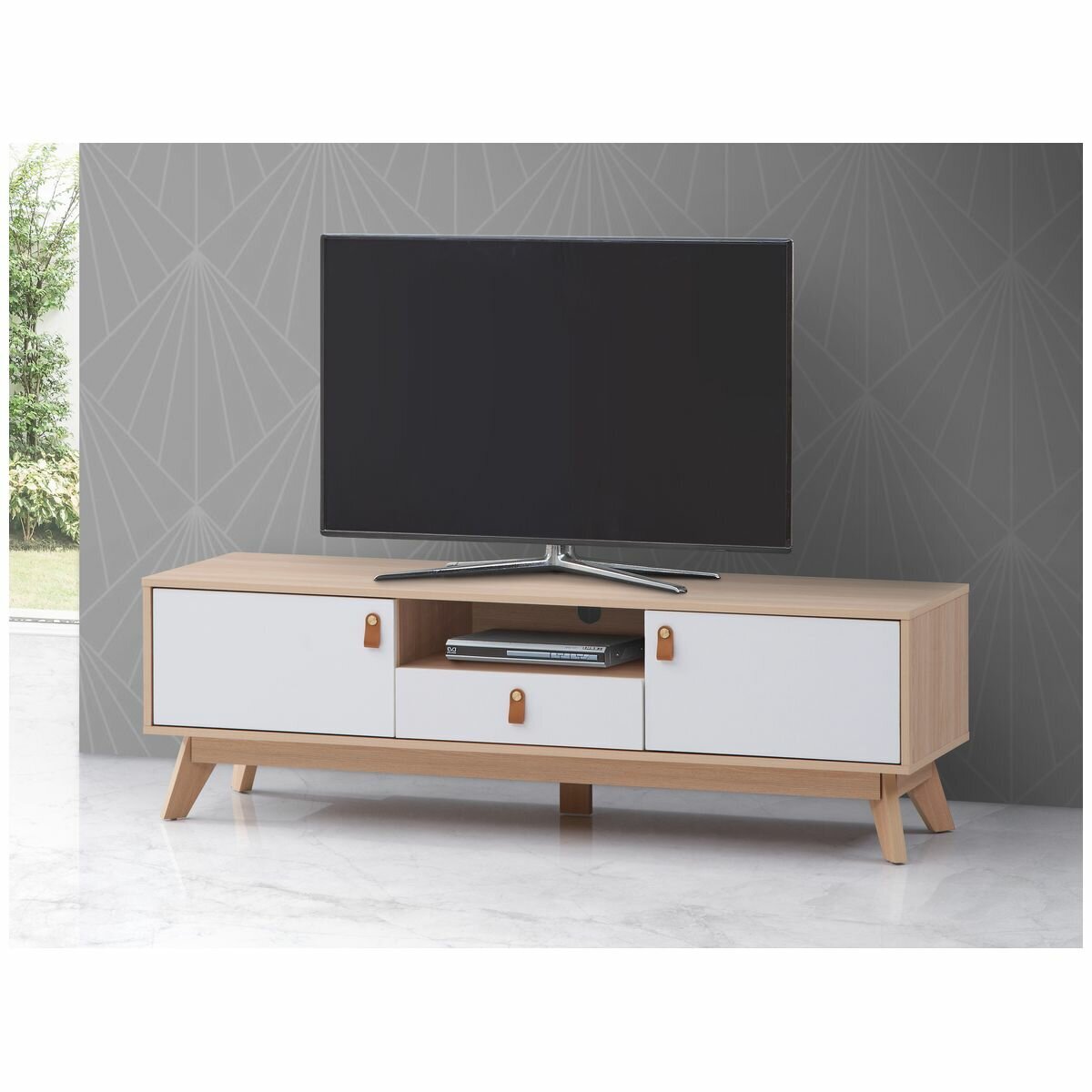 White riley entertainment unit sale