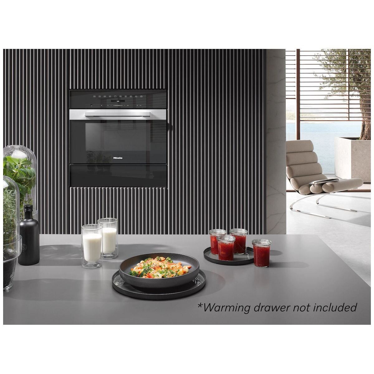Miele M7244TC 46L PureLine Built-In Microwave Oven 900W hero image