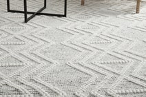 Rug Culture Maison Oversize Off White & Black Rug 400X300CM - MSN-CLARA-400X300 hero image