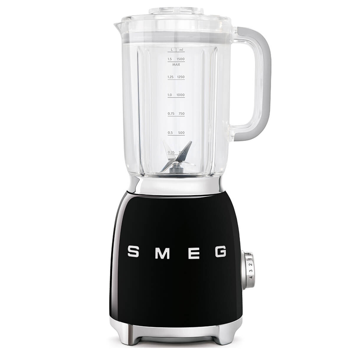 Smeg 50s Retro Style Blender Black BLF01BLAU hero image